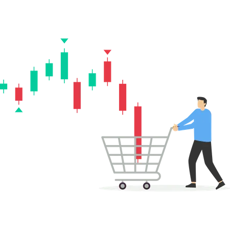 Bitcoin market was hit by a price slash  Illustration