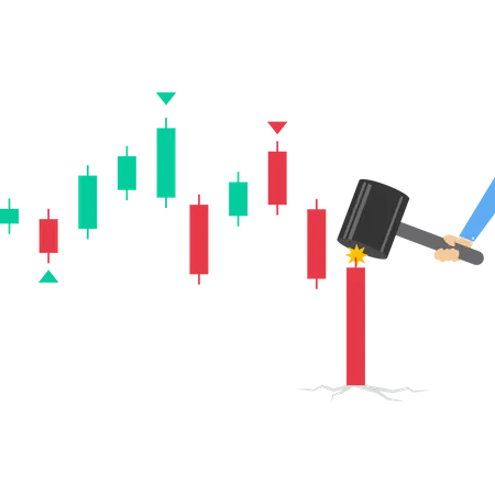 Bitcoin market was hit by a price slash  Illustration