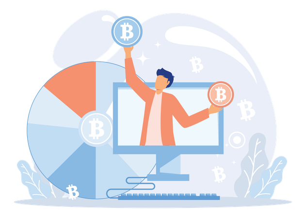 Bitcoin marketplacce  Illustration