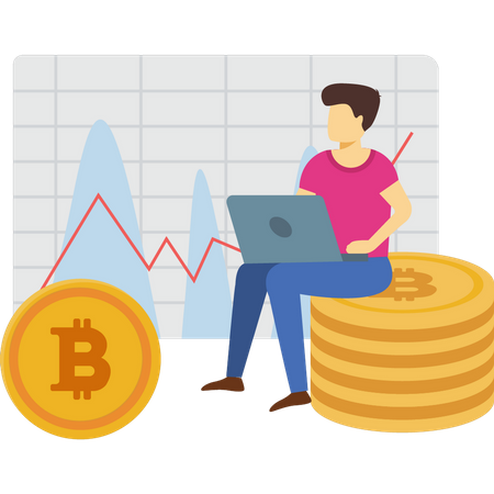 Bitcoin-Marktanalyse  Illustration