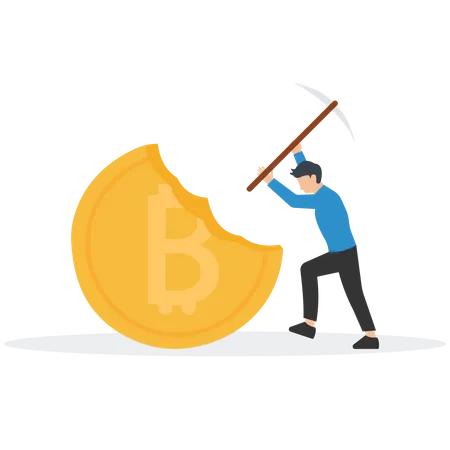 Bitcoin-Miner  Illustration