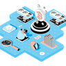 mining station illustration svg