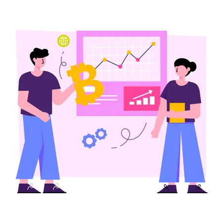 Bitcoin Presentation Illustration