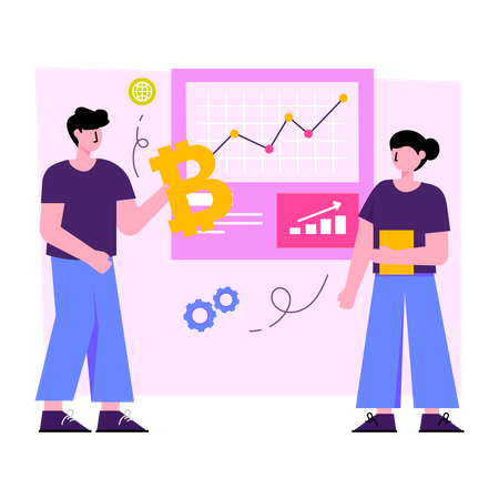 Bitcoin Presentation  Illustration