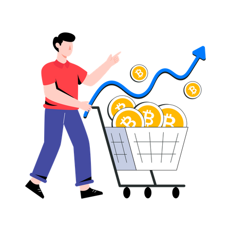 Bitcoin Profit  Illustration