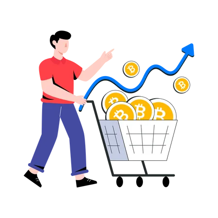 Bitcoin Profit  Illustration