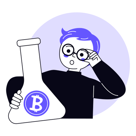Bitcoin Research Illustration
