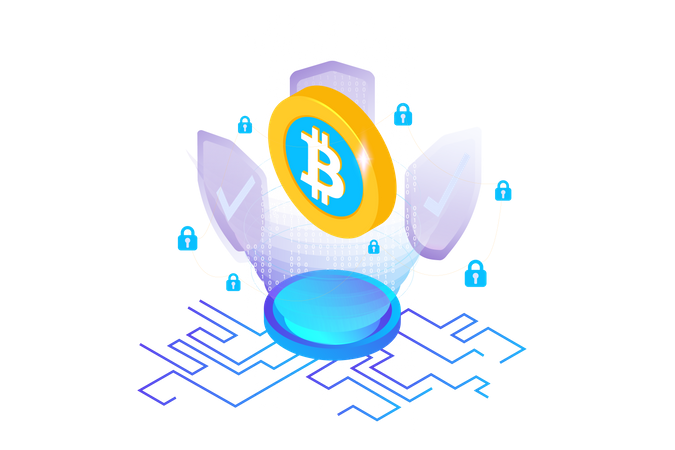 Bitcoin Security Illustration