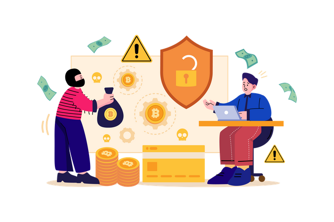 Bitcoin Security Illustration