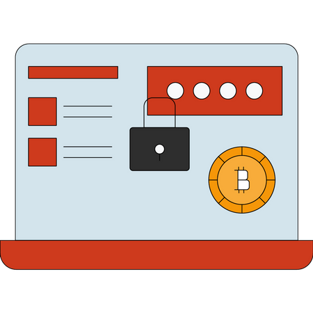 Bitcoin security  Illustration