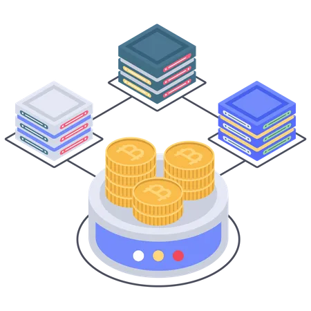 Bitcoin Server and database Connectivity  Illustration