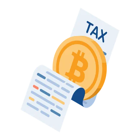 Bitcoin Tax  Illustration