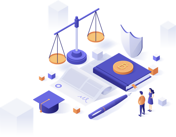 Bitcoin trading  Illustration