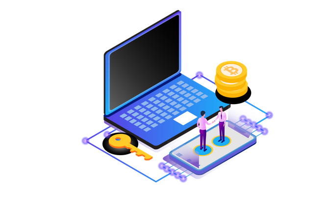 Bitcoin Transactions  Illustration