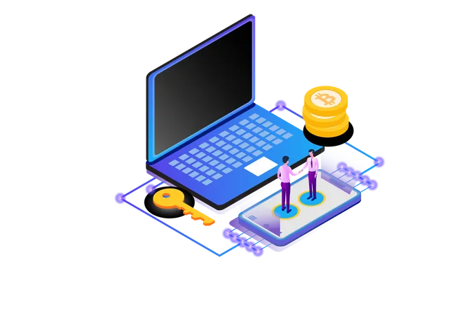 Bitcoin Transactions  Illustration