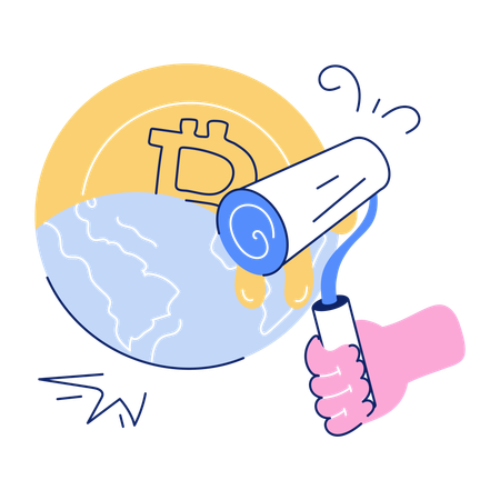 Bitcoin World  Illustration