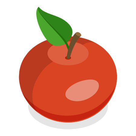 Bitten Apple  Illustration