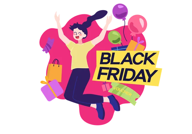 Black friday campaign  Illustration