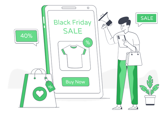 Black Friday  Illustration