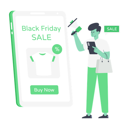 Black Friday  Illustration