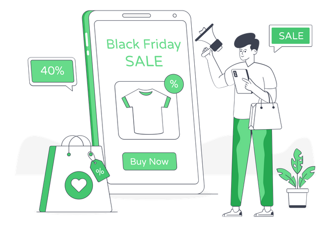 Black Friday  Illustration
