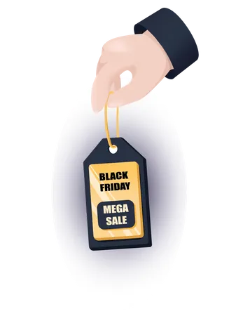 Black Friday Mega Sale  Illustration
