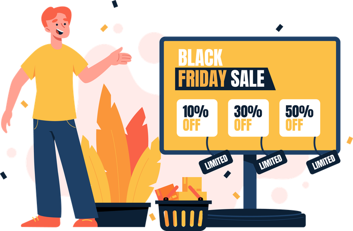 Offre limitée du Black Friday  Illustration