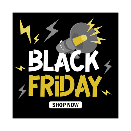 Black Friday Rabatte  Illustration