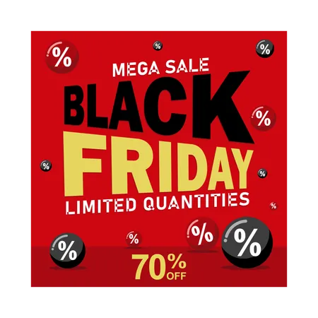 Black Friday-Angebot  Illustration