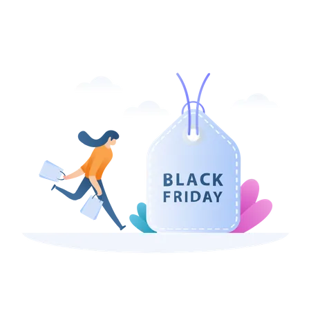 Black Friday Sale  Illustration