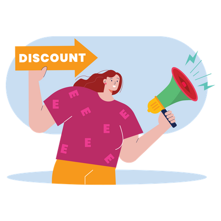 Black Friday sale announcement  일러스트레이션
