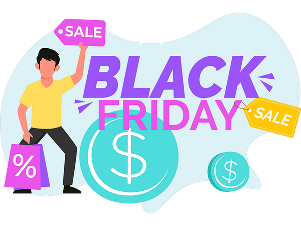 Black Friday Sale  Illustration