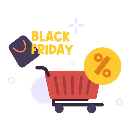 Black Friday sale  Illustration