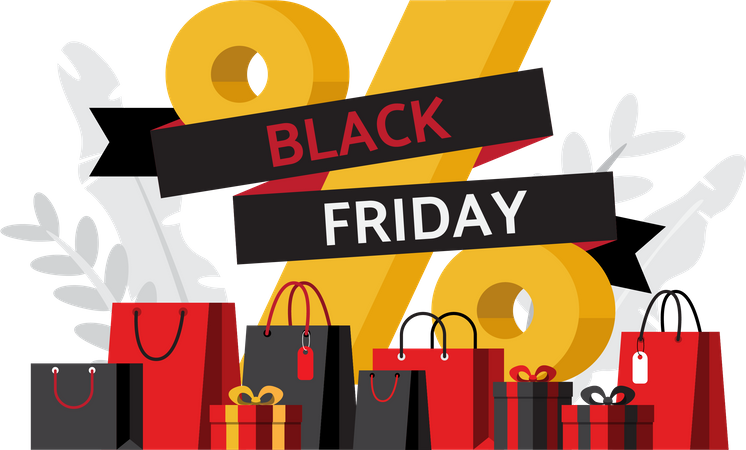 Black Friday Sale  Illustration