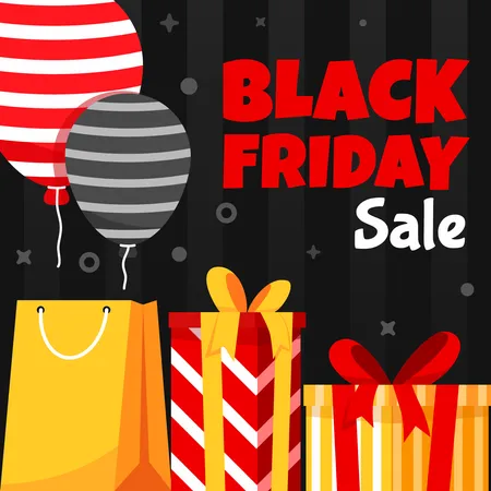 Black friday sale  Illustration