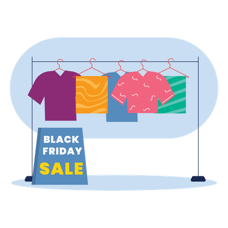 Black Friday sale  Illustration