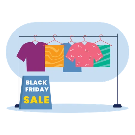 Black Friday sale  Illustration