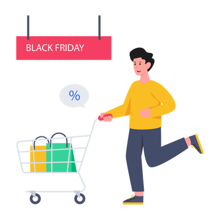 Black Friday Sale  Illustration