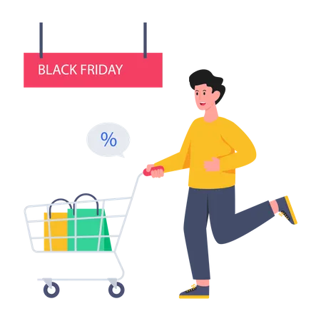 Black Friday Sale  Illustration