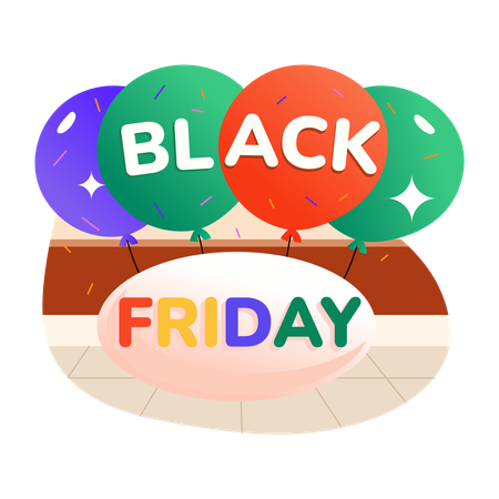 Black Friday sale  Illustration