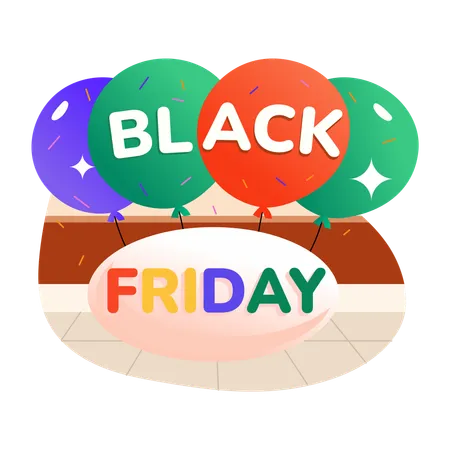 Black Friday sale  Illustration