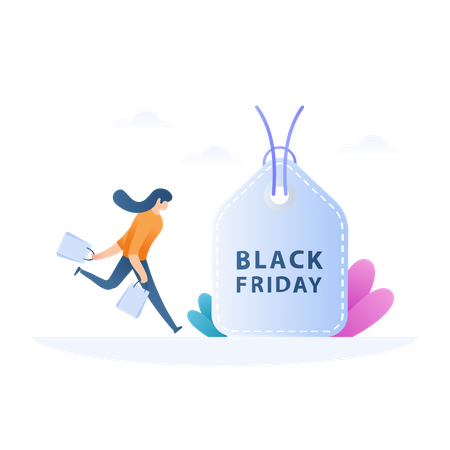 Black Friday Sale  Illustration