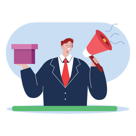 Black Friday sale marketing  일러스트레이션