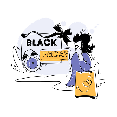 Black Friday Sales  Illustration