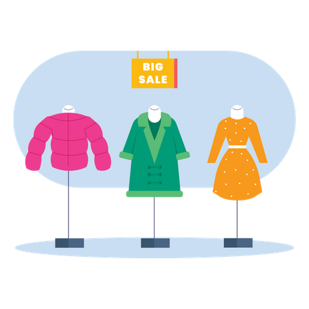 Black Friday shopping offer  Illustration