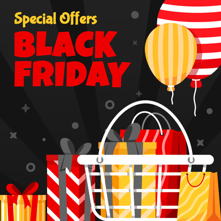 Black friday special offer  Illustration