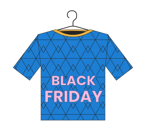 Black friday t shirt  Illustration