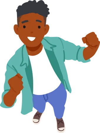 Black Man Showing yes Gesture  Illustration