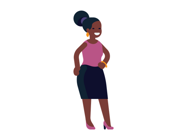 Black woman Illustration