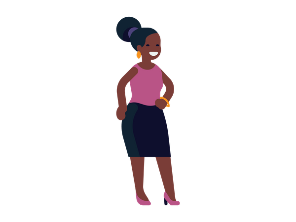 Black woman  Illustration